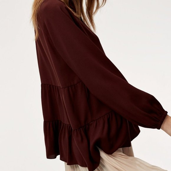 Aritzia Wilfred Odette Blouse Size XS - Picture 5 of 6